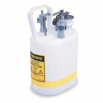 JUSTRITE HPLC Waste Can 1 gal EDPM, 1YNJ5