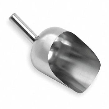 SANI-LAV Scoop 128 Oz 304 Stainless Steel, 1YPC8