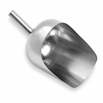 SANI-LAV Scoop 160 Oz 304 Stainless Steel, 1YPC9