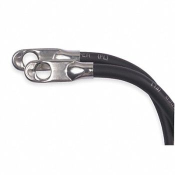 SOUTHWIRE Battery Cable with Lugs 4 ga Black, 1YPG9
