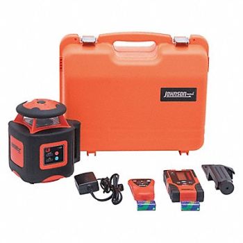 JOHNSON Rotary Laser Level Ext Red 2000 ft., 1YRU6