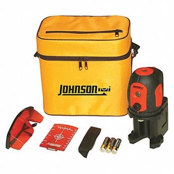 JOHNSON Dot Laser Level Int/Ext Red 200 ft., 1YRV2