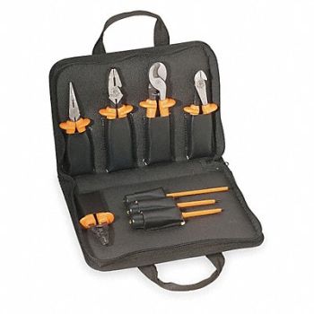 KLEIN TOOLS Insulated Tool Set 8 pc., 1YRY8