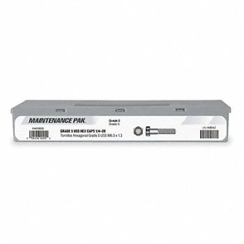 GRAINGER APPROVED Hx LockNt Asrt Chrom Pltd Steel 55PK, 2FUF8