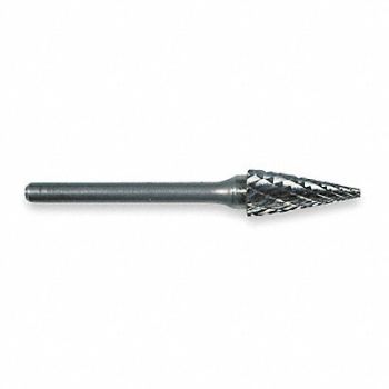 WIDIA METAL REMOVAL Carbide Bur Pointed Cone 5/8 Double Cut, 6KJP9