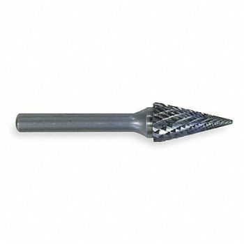 WIDIA METAL REMOVAL Carbide Bur Pointed Tree 3/8 Double Cut, 6KJP1