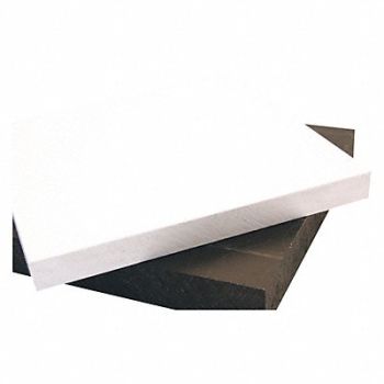 GRAINGER APPROVED K6064 PlasticSheet HDPE 48 x96 1 T Blk Opaque, 1ZBB9