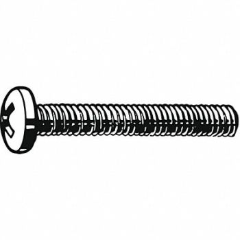 GRAINGER APPROVED MS 1/4 -20 Plain 4 L 10PK, 1ZE56