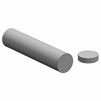 GRAINGER APPROVED Rod Stock SS 12 in Overall L, 786UX0