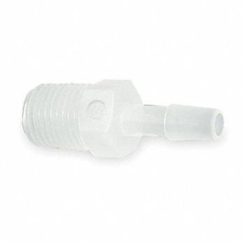 ELDON JAMES Adapter Thread To Barb PVDC 1/2 In PK5, 1ZJG8