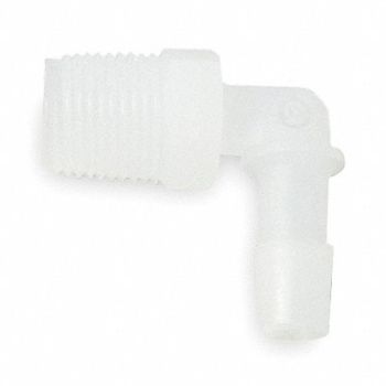 ELDON JAMES Elbow Thread To Barb PVDC 1/2 In PK5, 1ZJL3