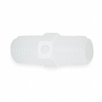 ELDON JAMES Nipple Threaded Hex PVDC 1/2 In PK5, 1ZJL9