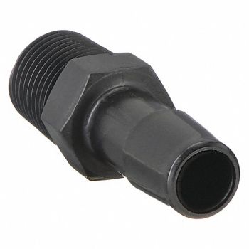 ELDON JAMES Adapter Nylon 3/8 In NPT 150 PSI PK10, 1ZJT3