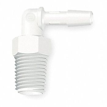 ELDON JAMES Elbow 90D 1/2 x 1/2In Polypropylene PK10, 1ZKR6