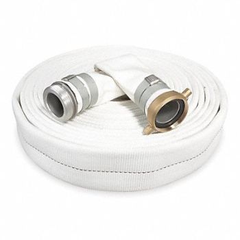 GRAINGER APPROVED Discharge Hose 4 In IDx50 Ft 125 PSI Max, 1ZMT7