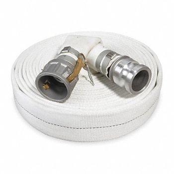 GRAINGER APPROVED Discharge Hose 4 In IDx50 Ft 125 PSI Max, 1ZMU2