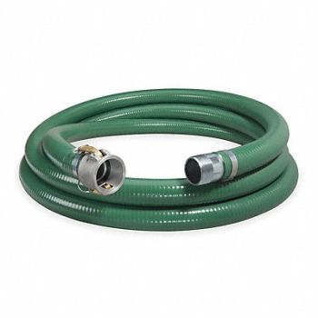 CONTINENTAL Water Hose 4 ID x 50 ft Green, 55CG71
