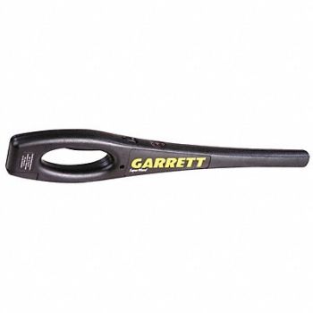GARRETT METAL DETECTORS Handheld Metal Detector Plastic, 1ZRZ7