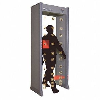 GARRETT METAL DETECTORS Walk-Through Metal Detector, 5ENY7