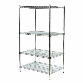 GRAINGER APPROVED Wire Shlv Unit Cap 600 lb 36inx85inx72in, 2KPG6