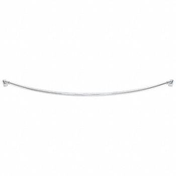WINGITS Curved Shower Rod SS 57 3/4 in L PK6, 6RGH8