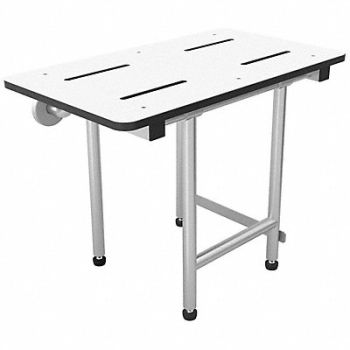 WINGITS Rectangular Shower Seat 24 in Seat W, 15E827