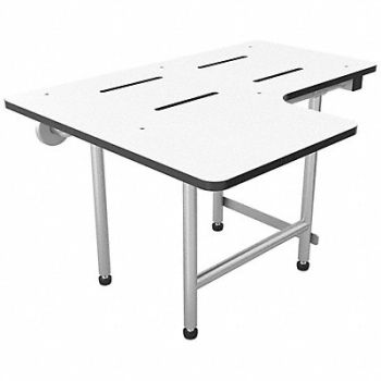 WINGITS L-Shape Shower Seat 32 in Seat W, 15E826