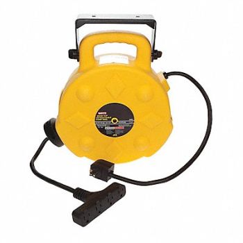 BAYCO Poly Cord Reel w/4 Outlets 15A 40 ft, 200U76