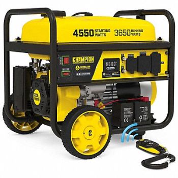 CHAMPION POWER EQUIPMENT Portable Generator 4550 W 120V 224 cc, 801W75