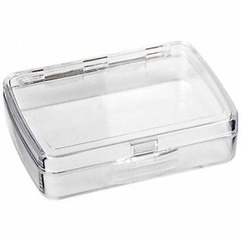 FLAMBEAU Storage Box Snap Clear 1 1/16 in, 19YZ88
