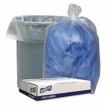 GENUINE JOE Clear Low-Density Liners PK100, 202H60