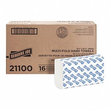 GENUINE JOE Multifold Towels9.50 X9.10 PK4000, 203P79
