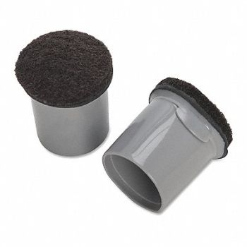 LORELL Replacement Chair TipsGray1 PK16, 203W10
