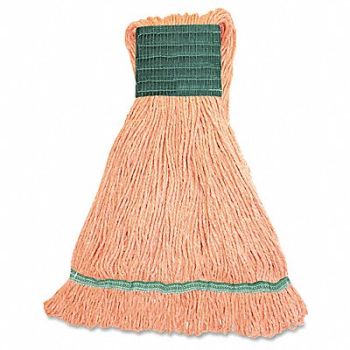 GENUINE JOE Mop Head Orange Synthetic, 204D95