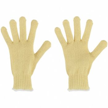 CAROLINA GLOVE Gloves Kevlar(R) Yellow Large PR, 207UP3