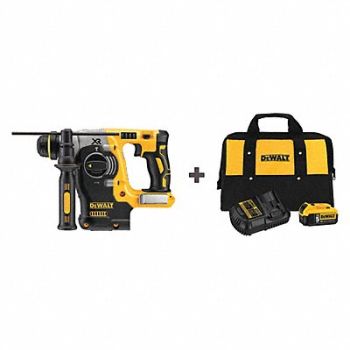 DEWALT Cordless Rotary Hammer Kit 20.0V 5.0Ah, 209F87