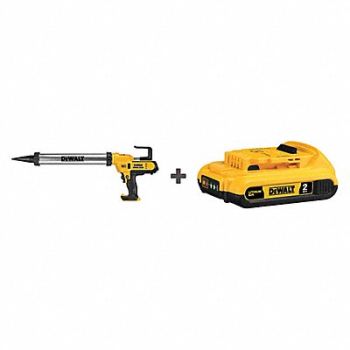 DEWALT Caulk Gun Kit 20V DC 600 mL Enclosed, 209G15