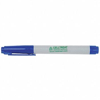 CELLTREAT Tube Marker Blue Fine PK5, 20AR83