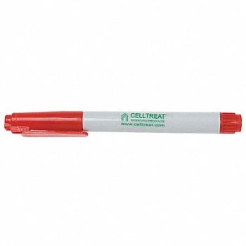 CELLTREAT Tube Marker Red Fine PK5, 20AR84