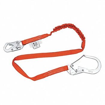 HONEYWELL MILLER Shock-Absorbing Lanyard Black, 20C027