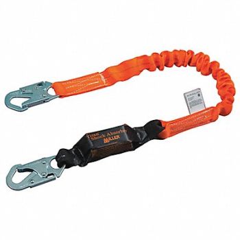 HONEYWELL MILLER Shock-Absorbing Lanyard Orange, 20C055