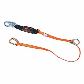 HONEYWELL MILLER Shock-Absorbing Lanyard Orange, 20C058