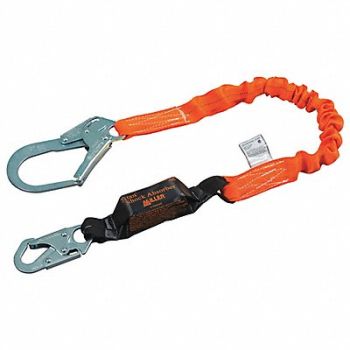 HONEYWELL MILLER Shock-Absorbing Lanyard Orange, 20C067