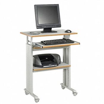 SAFCO Stand-Up Adj Workstation Gray, 619T20