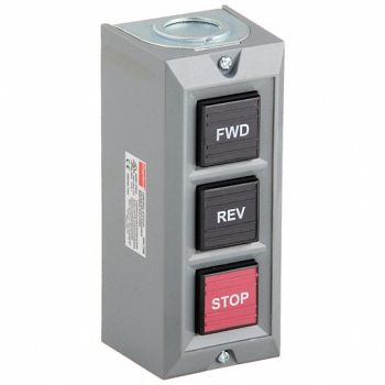 DAYTON Push Button Control Station 2NO/2NC 1NC, 20C796
