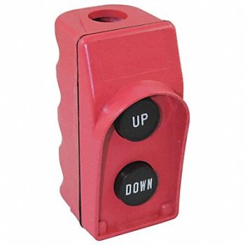 DAYTON Pendant Station Red 2NO Momentary, 20C810