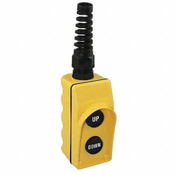 DAYTON Pendant Station 2NO Yellow, 20C812
