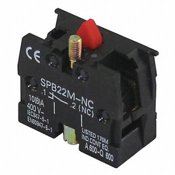 DAYTON Contact Block 10 A NC, 20C817