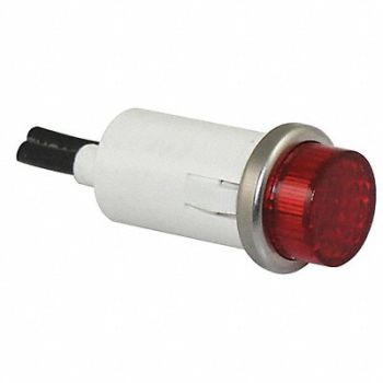 GRAINGER APPROVED Raised Indicator Light Red 12V, 20C844