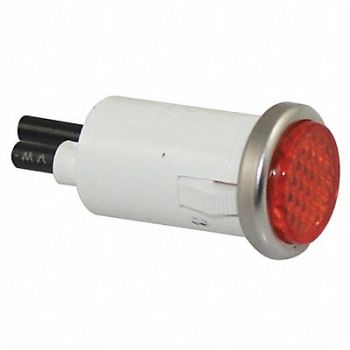 GRAINGER APPROVED Flush Indicator Light Amber 120V, 20C847